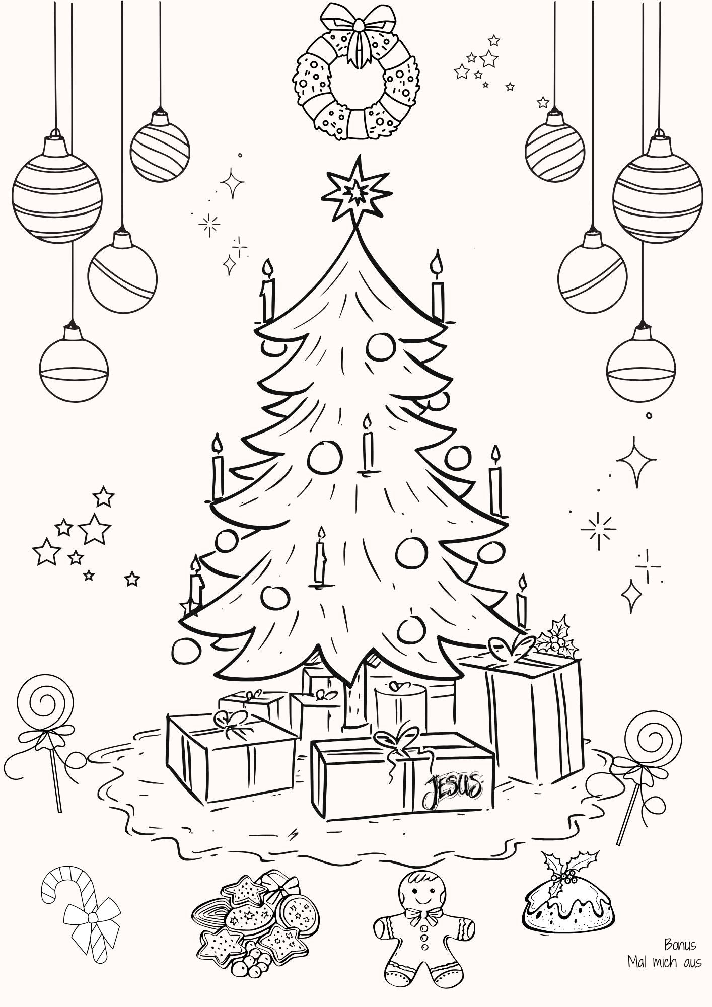 7 Tage Planer für Christen zur Weihnachzeit m. tgl Bibelversen, Wochenrückblick, Platz für Notizen + Ideen, A 4 pdf, 12 Seiten + 2 Seiten Boni