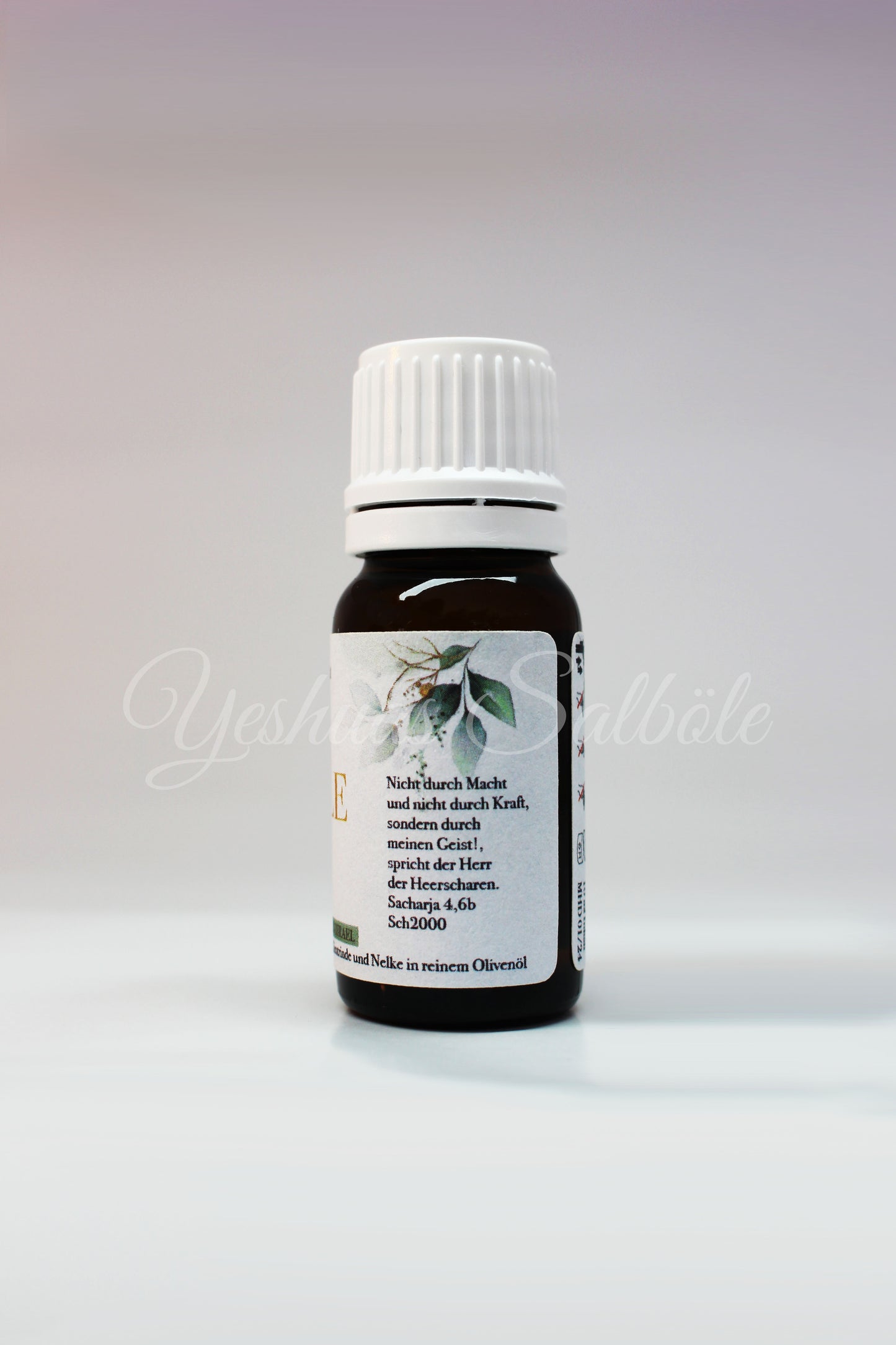 Salböl "Ruach" a 10 ml, Vorbestellbar lieferbar in 2-3 Wochen, Mindestabnahme 20 Stück, Fertigung auf Anfrage