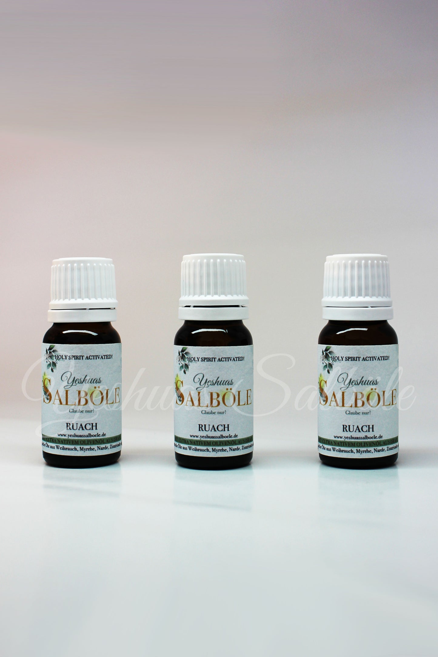 Salböl "Ruach" a 10 ml, Vorbestellbar lieferbar in 2-3 Wochen, Mindestabnahme 20 Stück, Fertigung auf Anfrage