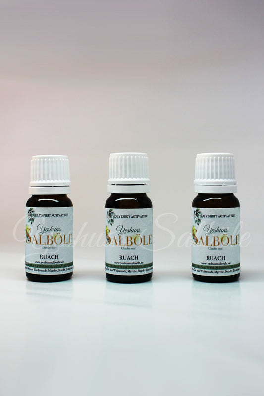 Salböl "Ruach" a 10 ml, Vorbestellbar lieferbar in 2-3 Wochen, Mindestabnahme 20 Stück, Fertigung auf Anfrage